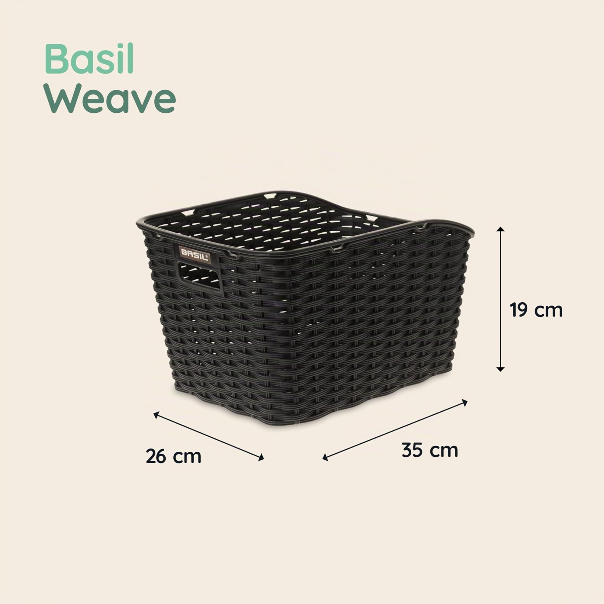 Basil Weave WP Hinterradkorb