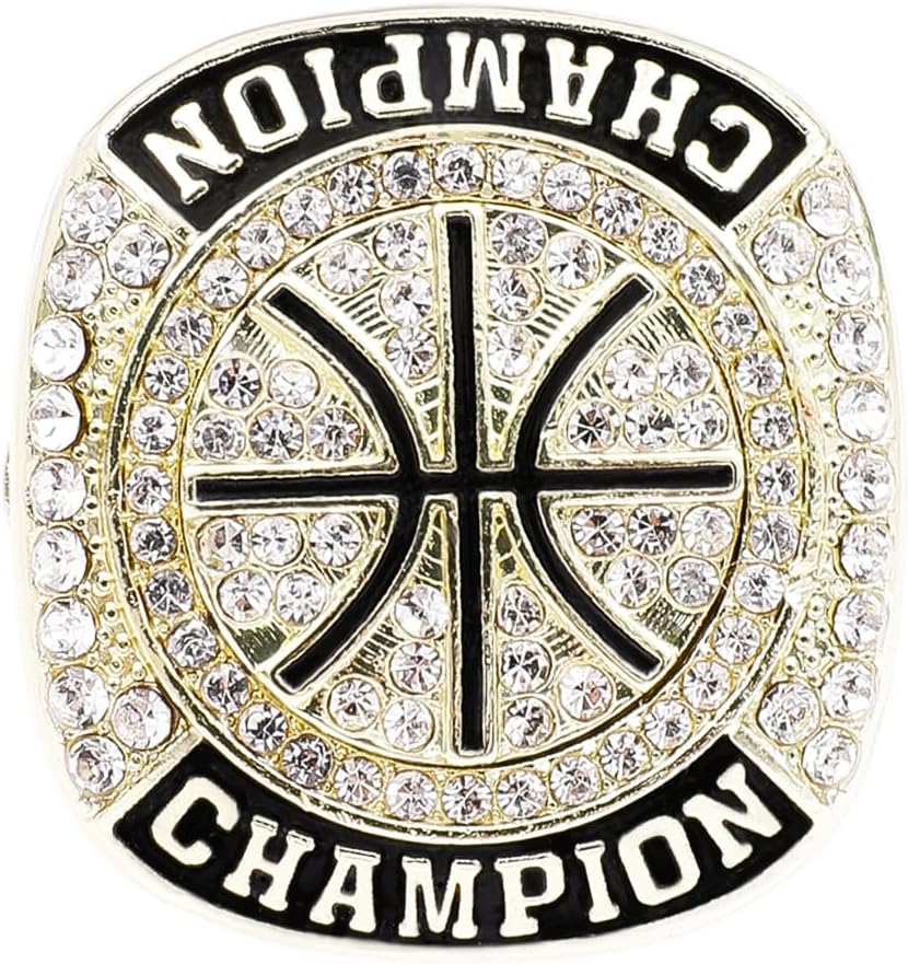 12 Pcs Basketball Championship Ring Trophy Award Gift Tournament Championship Ring Winner Tournament Team, from Size 8 to 11,