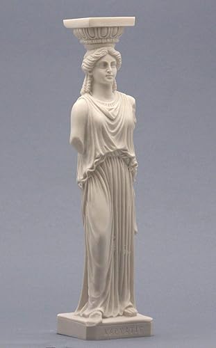 Miniatura 7 de Cariatid Erectheion Acrópolis Atenas Figura femenina Escultura griega de la estatua