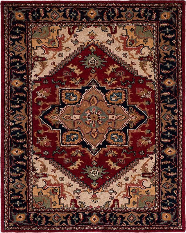 Image of Embossed Handmade GH Wool Thick Geometrical Carpet is a Stylish and Practical Addition to Any Living Room 9X12