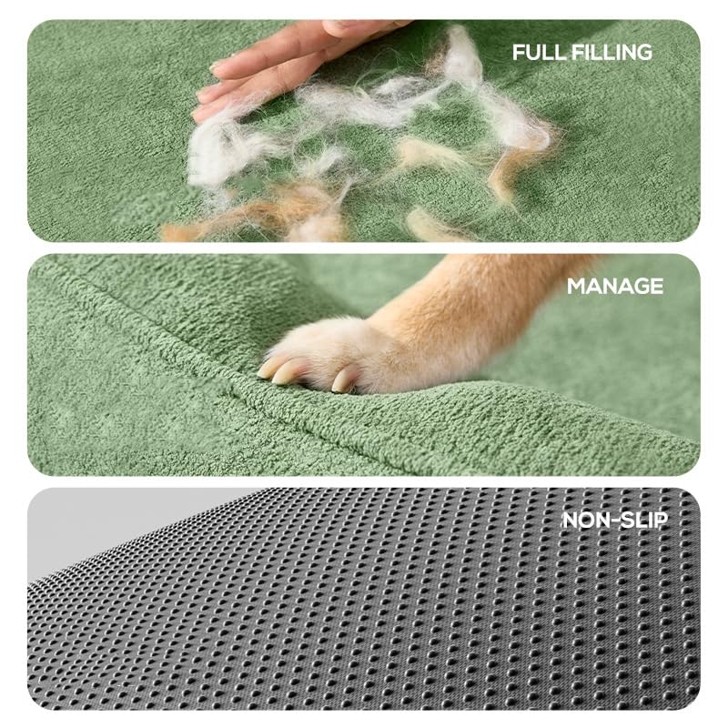 Panier pour Chien écologique de haute qualité en vert L