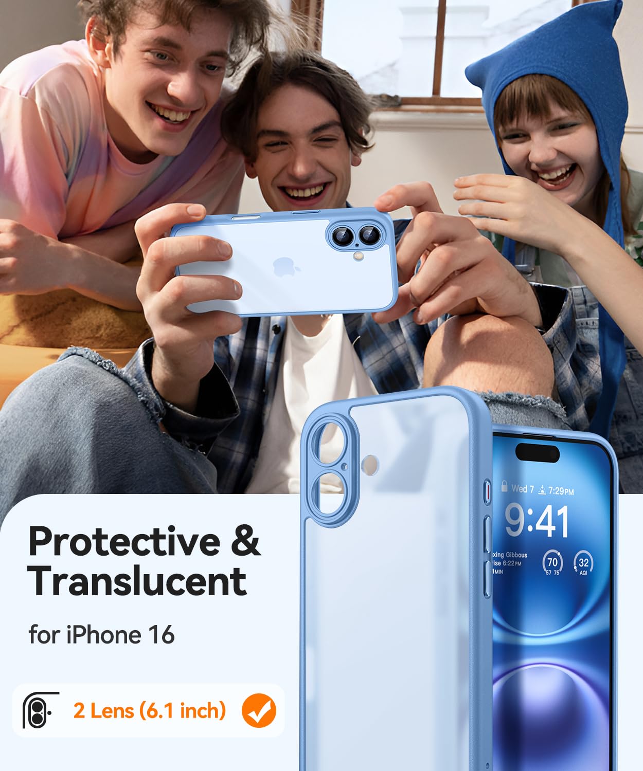 CANSHN Matte for iPhone 16 Case - Image 2