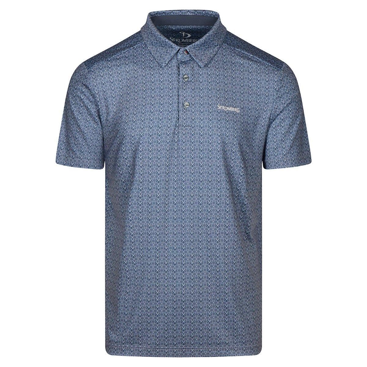 Stromberg Men's Charcoal/White Hinkley Ball Tee Golf Polo Shirt - Xl