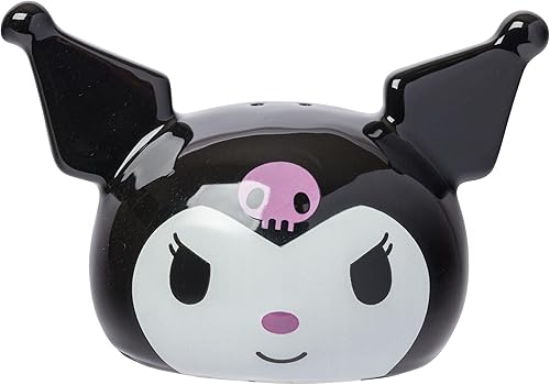 Miniatura 10 de Silver Buffalo Sanrio Hello Kitty and Friends My Melody And Kuromi - Juego de salero y pimentero de cerámica esculpida en 3D