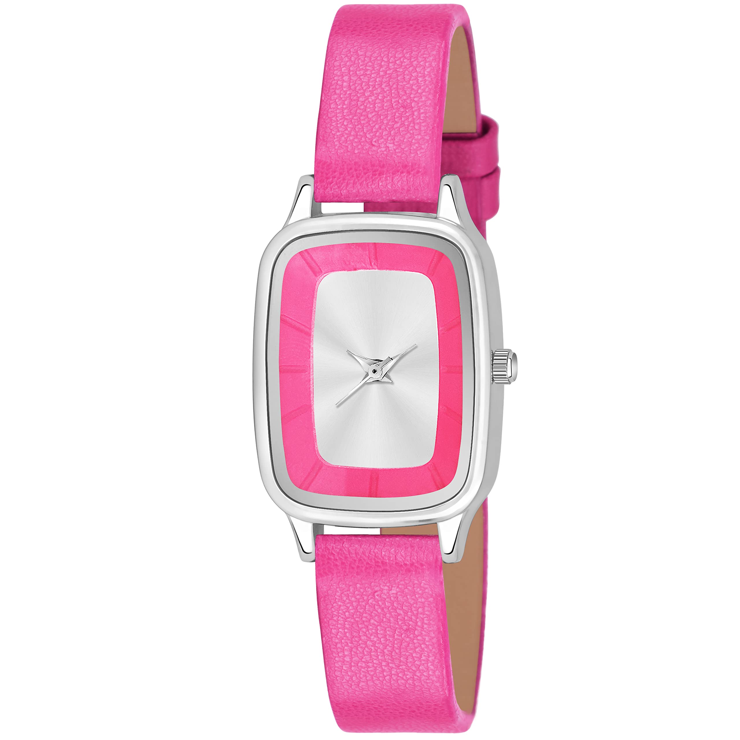 KIROH Analogue Squire Dial Designer Leather Strap Watch for Girls and Women (Pink) (B0B29BJLYK) Amazon Price History, Amazon Price Tracker