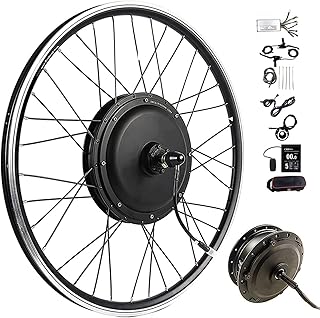 NOLLAM 36V/48V 250W 350W 500W Electric Bike Conversion Kit, Front Wheel Electric Bicycle Motor Conversion Kit with LCD Display, E-bike Cycling Hub, Ebike conversion kit