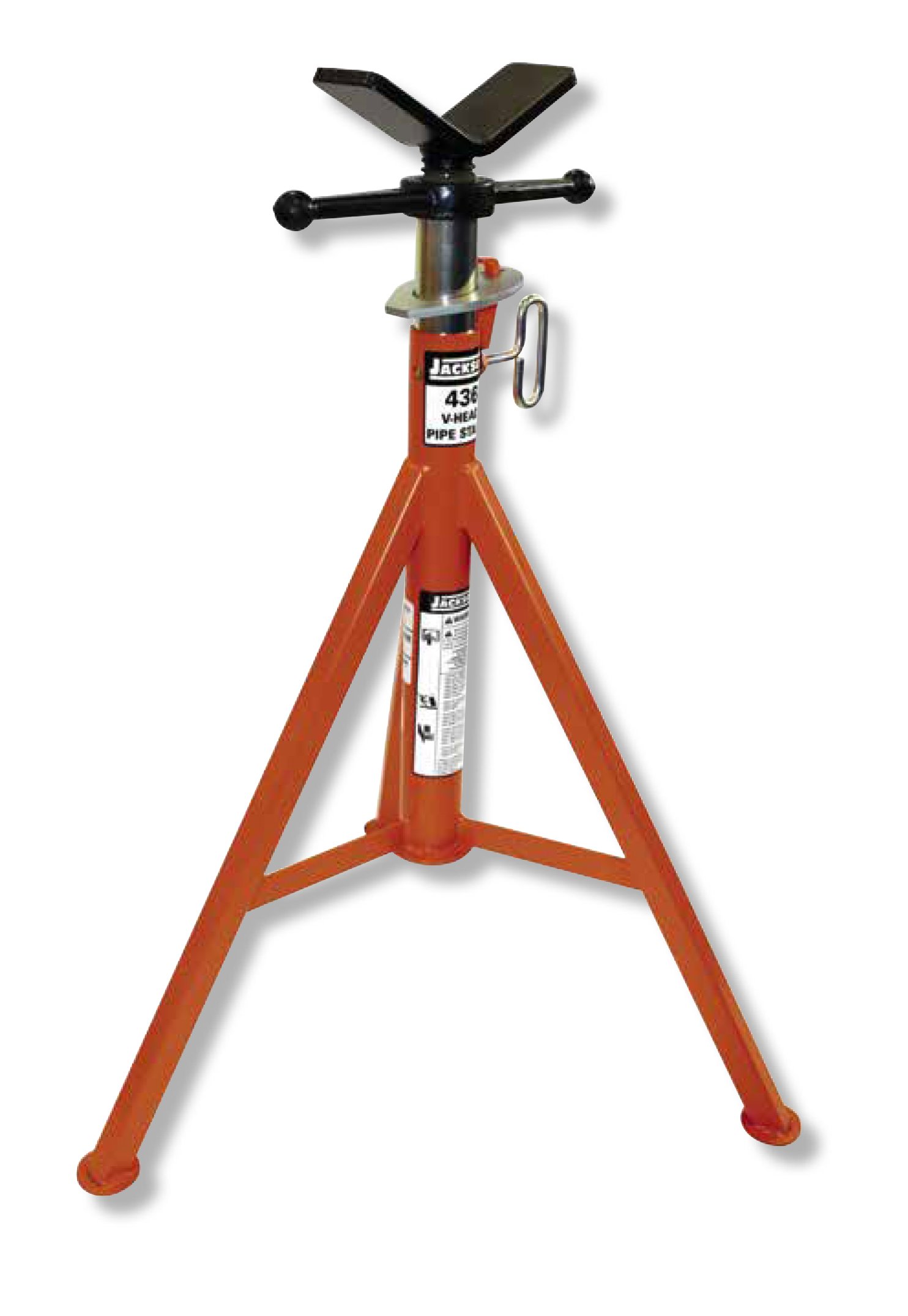 Jackson Tool 436 V-Head Pipe Stand, 1/2" - 12"