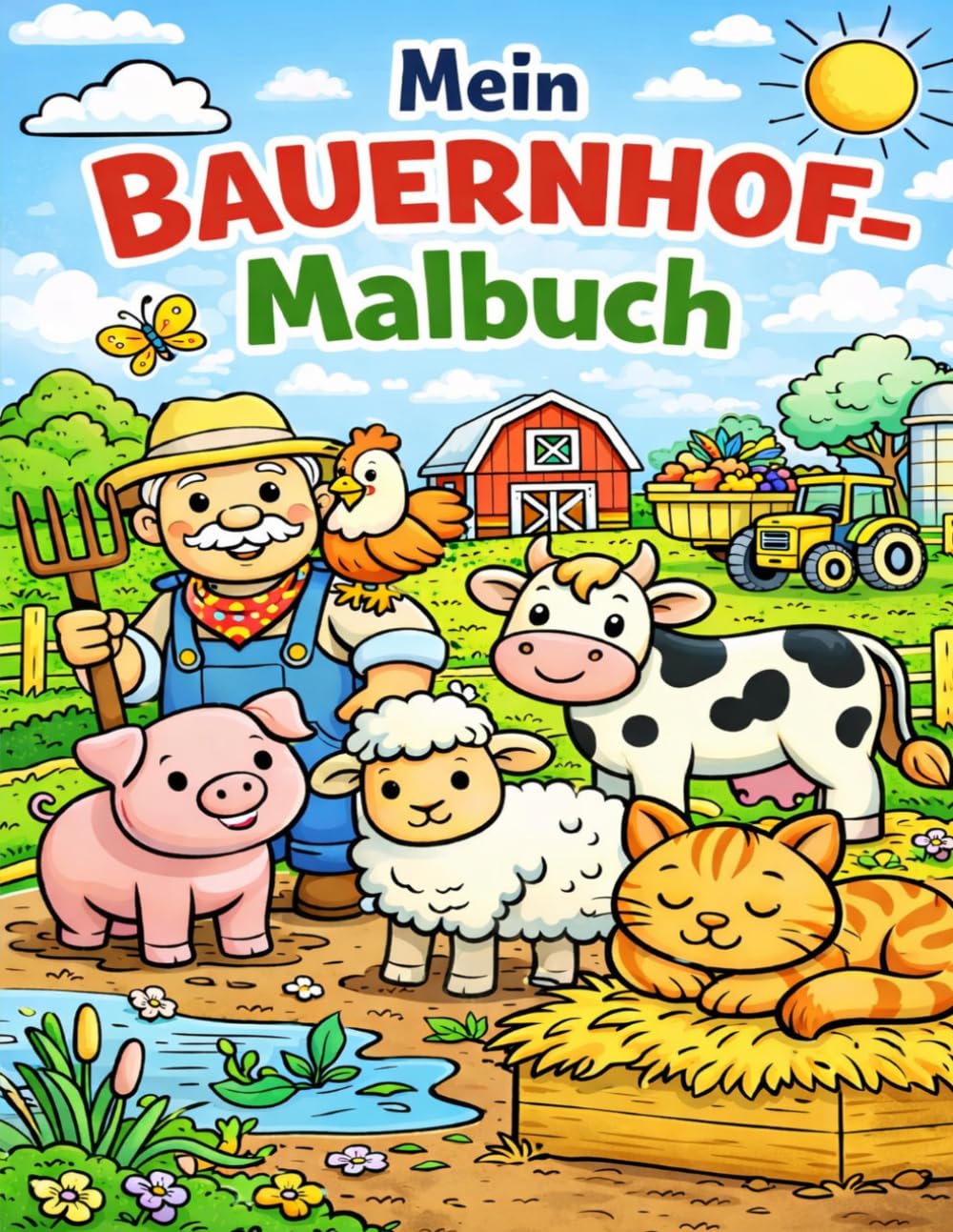 Mein Bauernhof Malbuch