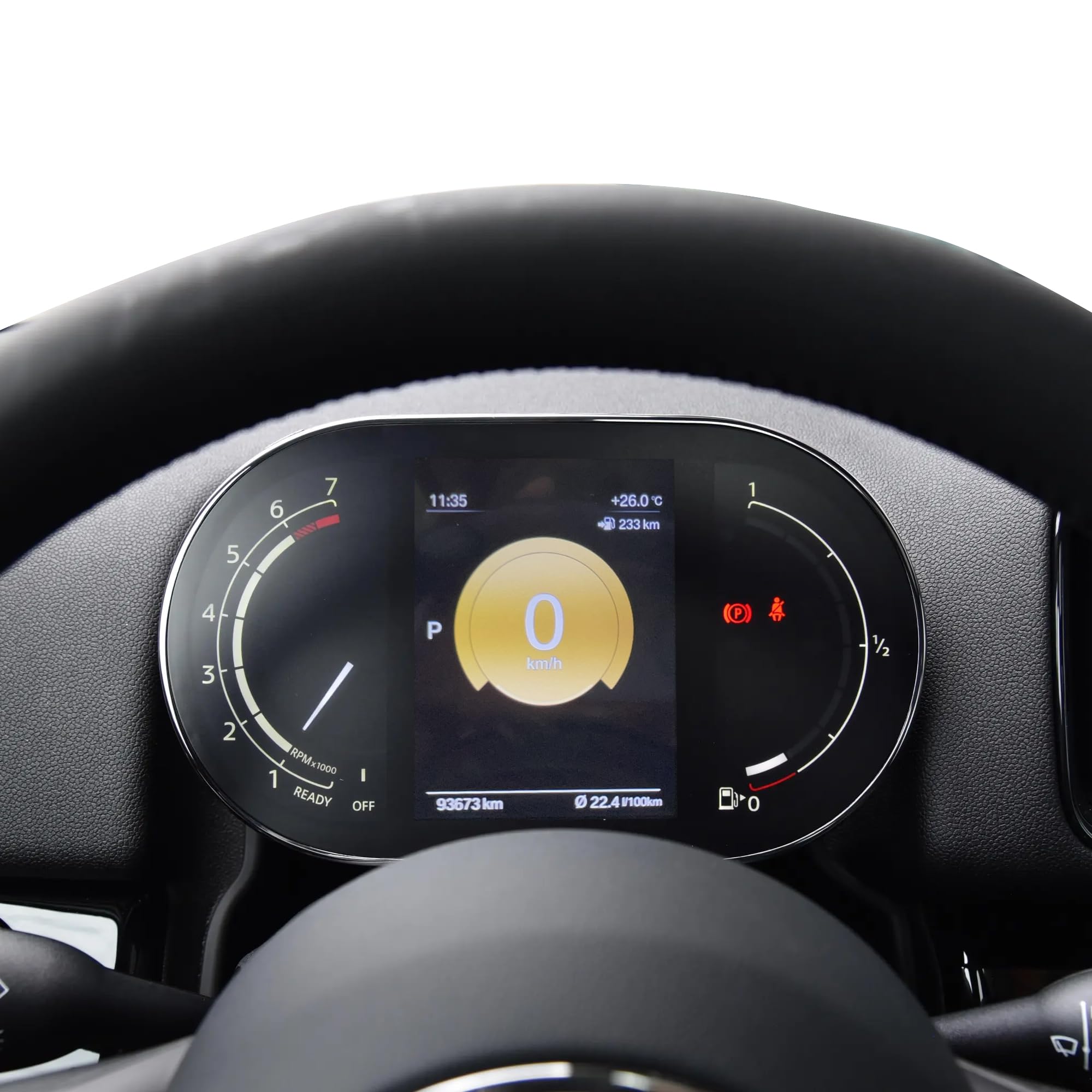 Cuadro de Instrumentos Digital LCD de 5,5 Pulgadas Panel de Control Velocímetro Tacómetro Indicador Compatible con BMW MINI F54 F55 F56 F57 F60 (Sin HUD)
