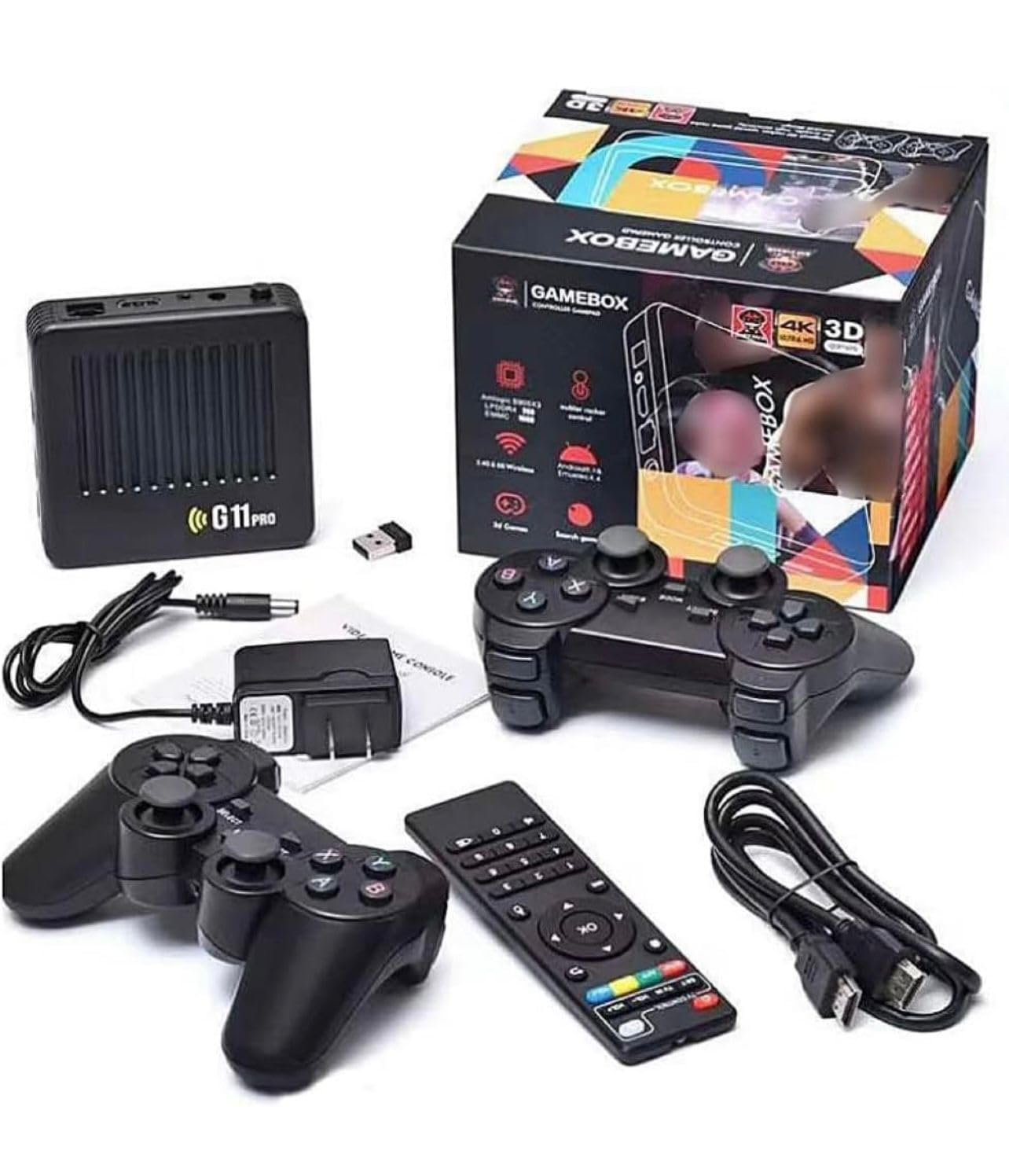 4K Ultra HD Wireless TV Gaming Console, 24,000+ Games, 10 Emulators, Dual-Player Setup, 2.4G Wireless Game Stick (M8 PRO) (B0DCK7H298) Amazon Price History, Amazon Price Tracker