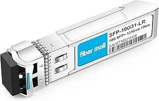 SFP 10G LR for Cisoc SFP-10G-LR Ubiquiti Unifi UF-SM-10G Mikrotik S+31DLC10D Netgear AXM762 D-Link DEM-432XT Finisar FTLX1471D3BCL 10GBASE-LR SFP+ 1310nm 10km DOM Transceiver Module