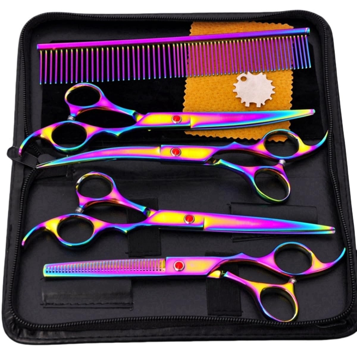 スパスパ快適に切れる理美容師サロン用シザーカットバサミ♬犬猫トリミング