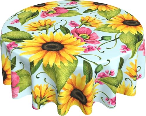 Miniatura 9 de aportt Mantel redondo para el 4 de julio de 60 pulgadas, mantel patriótico, lavable, resistente al agua, sin arrugas, resistente a las manchas