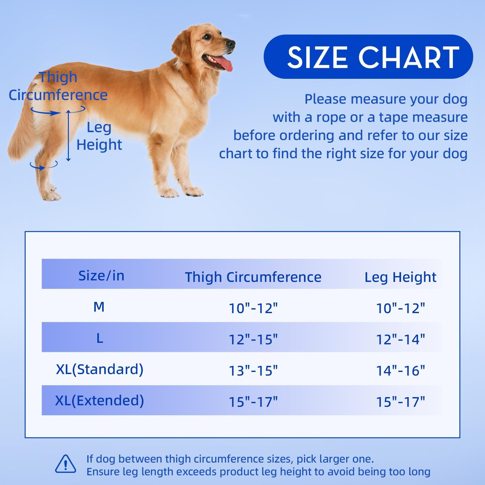Dog Knee Brace for Cruciate ligament Dog back Hind Leg Support Protector for Torn ACL Injuries,Recovery Aid - Image 4