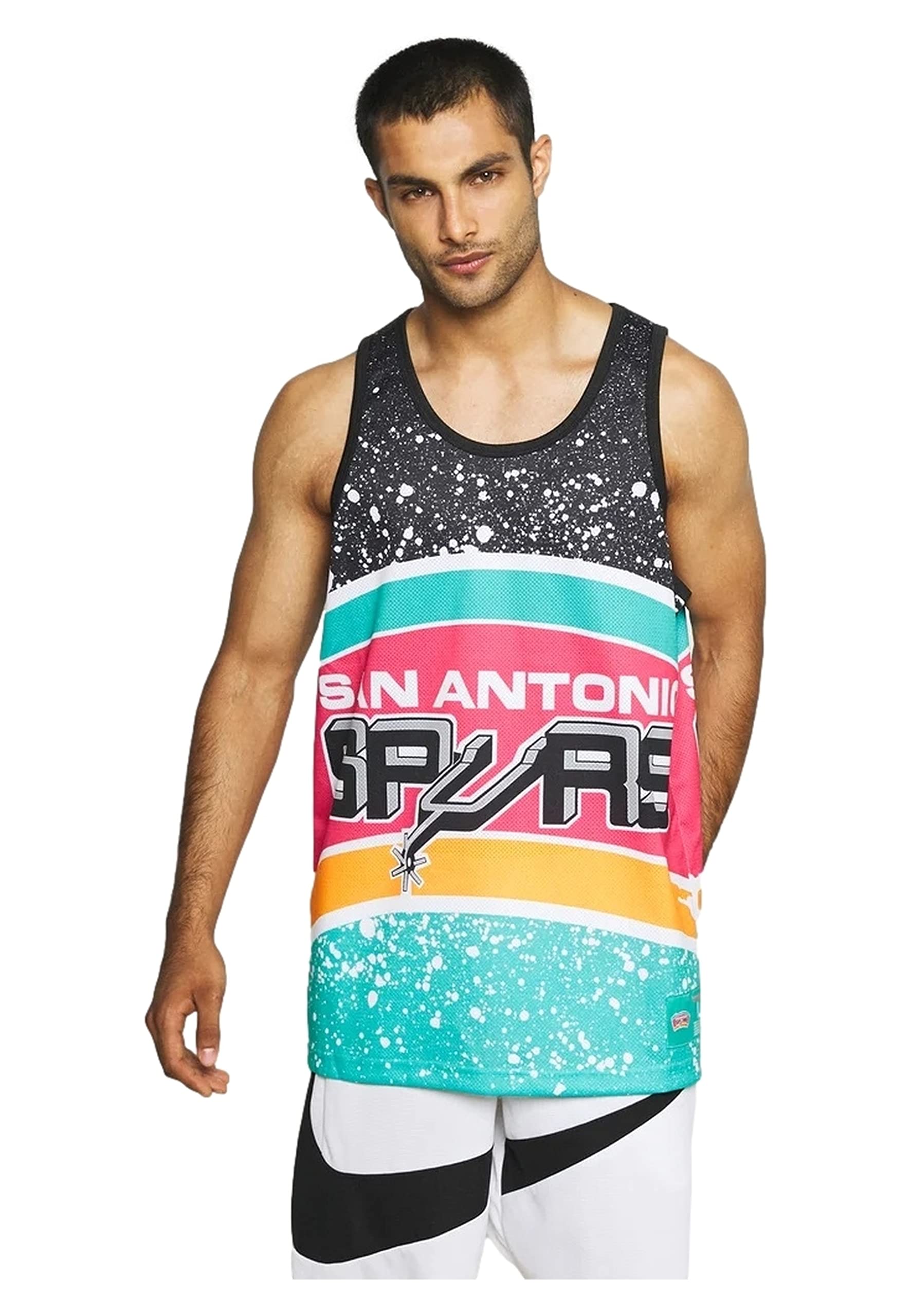 Mitchell & Ness NBA Jumbotron Sublimated Tank San Antonio Spurs