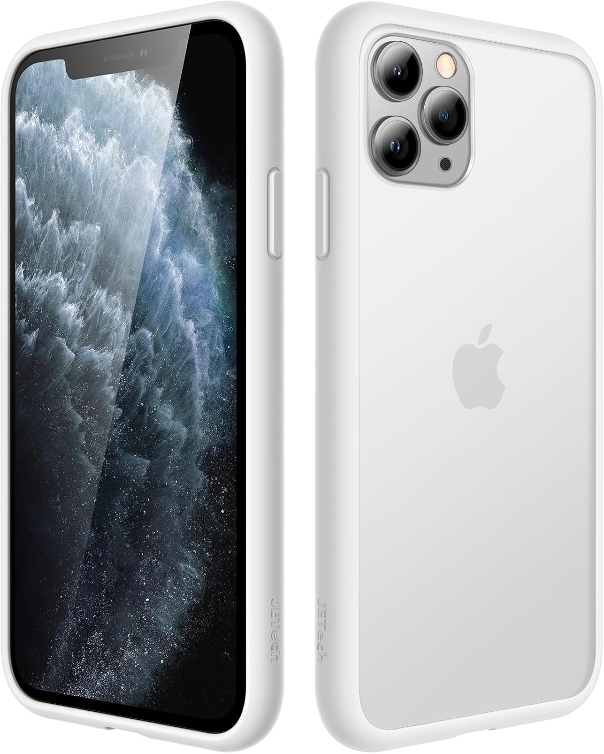 JETech Matte Case for iPhone 11 Pro 5.8-Inch, Shockproof Military Grade Drop Protection, Frosted Translucent Back Phone Cover, Anti-Fingerprint (Gray)