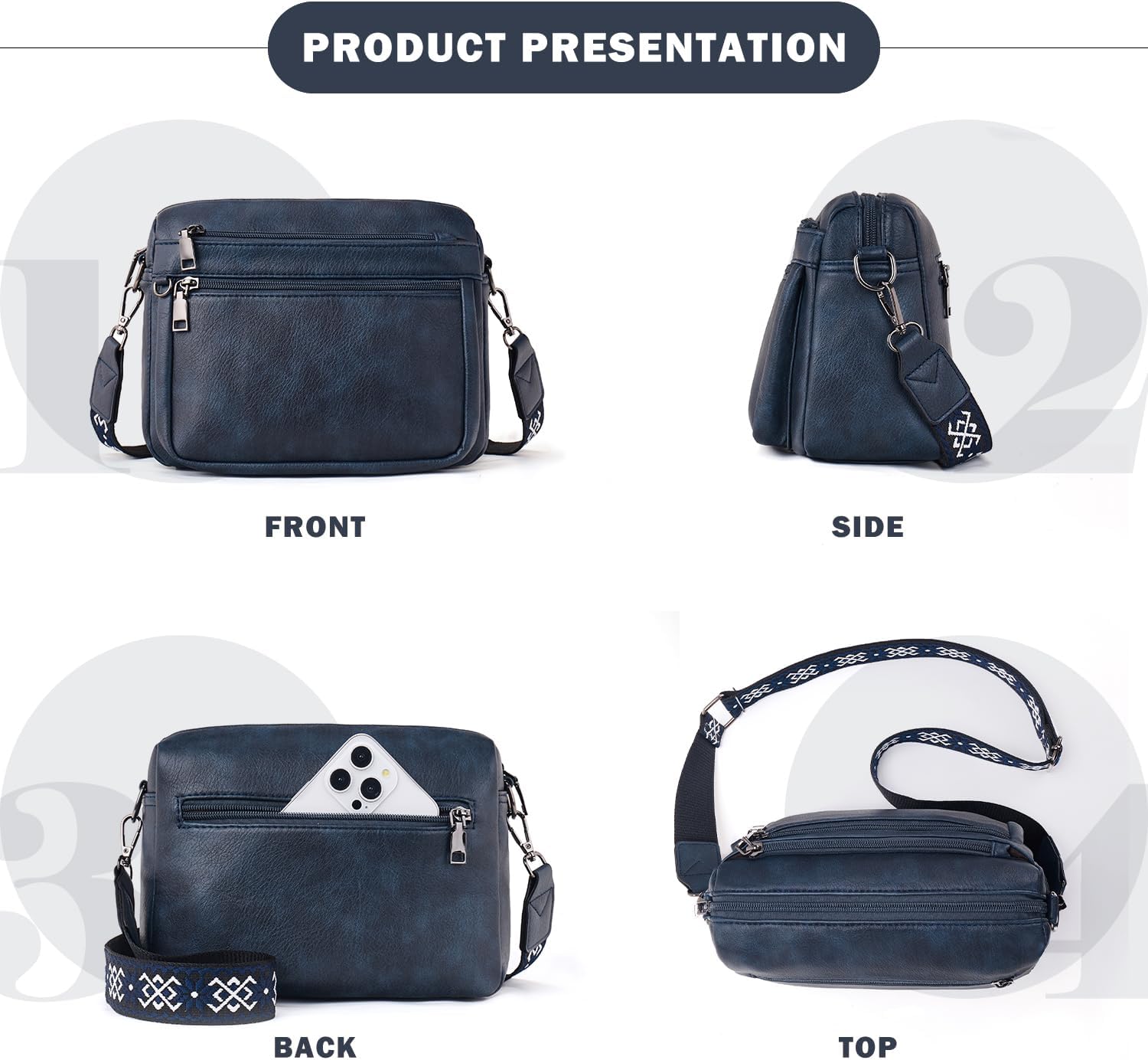 MUIIKOLA Cross Body Bag Women,Crossbody Bags For Women Purses for Women Trendy,Leather Medium Crossbody Bag, Women's Shoulder Handbags Built in Wallet Adjustable wide shoulder straps 3 71QHLmdMKwL. AC SL1500