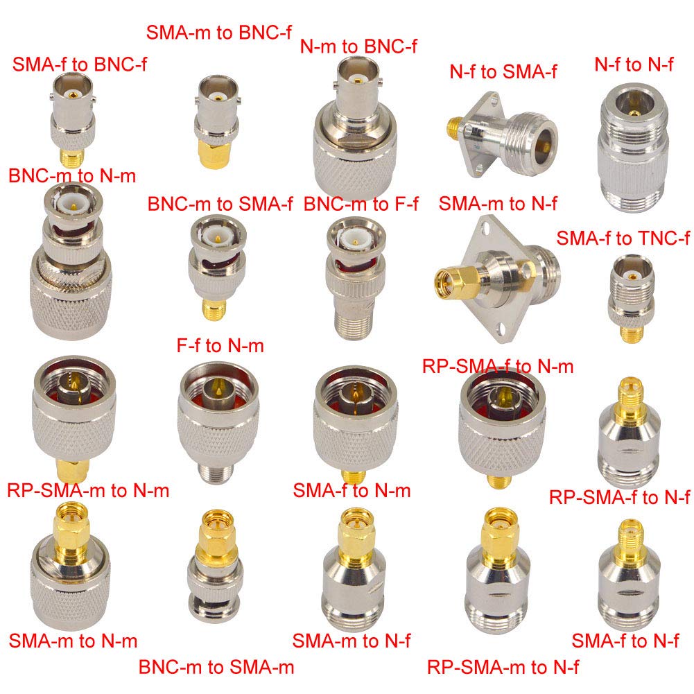 Amazon | leeyovk SMAキット sma コネクタ SMA⇔BNC TNC F型 N型 RF