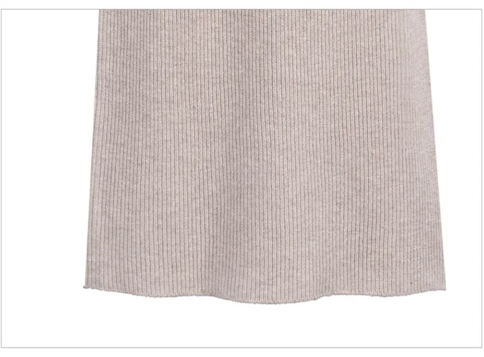 OLEETS Strickrock Für Damen - Herbst Winter Schlank Strick Rock Frauen Hohe Taille Split Mid-Länge 6XL Plus Größe Einfache Elegante Warme Streetwear Für Arbeit Büro Kleidung