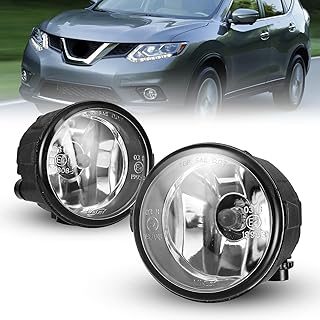 Fog Lights for 09-14 Nissan Cube/Murano, 11-13 Rogue, 11-14 Juke/Quest, 06-15 Infiniti FX35/FX37/QX70 2PCS With Clear Lens