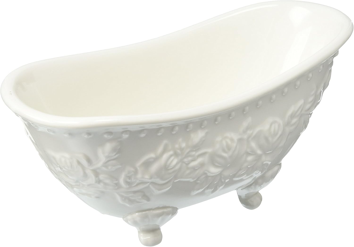 Abbott Collection Bathtub Soap Dish, White Home & Kitchen