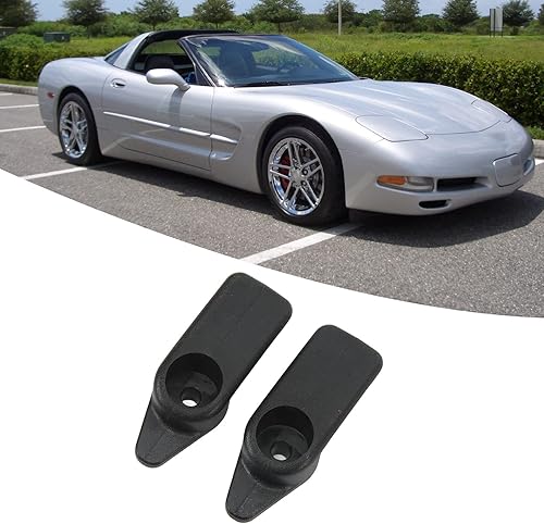 Miniatura 5 de C5 10411051 - Pinzas para visera solar de coche, color negro 10411051, repuesto para C5 19972004