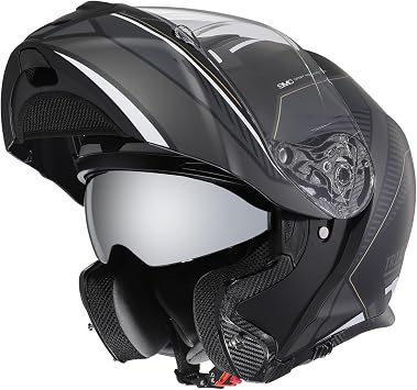 TRIANGLE Modular Motorcycle Helmets Full Face Helmet Flip Up Dual Visor for Adults Men and Women DOT Approved