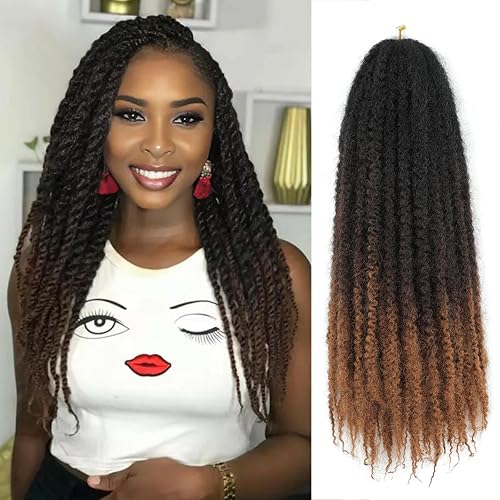 Marley Twist Braiding Hair 18 Inch Marley Hair Ombre Cuban