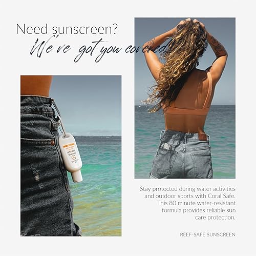 Miniatura 4 de Reef Safe Mineral Sunscreen Travel Size, Hawaii &amp; Mexico Approved, Biodegradable, Zinc, Oxybenzone &amp; Octinoxate Free, Made with Natural Ingredients