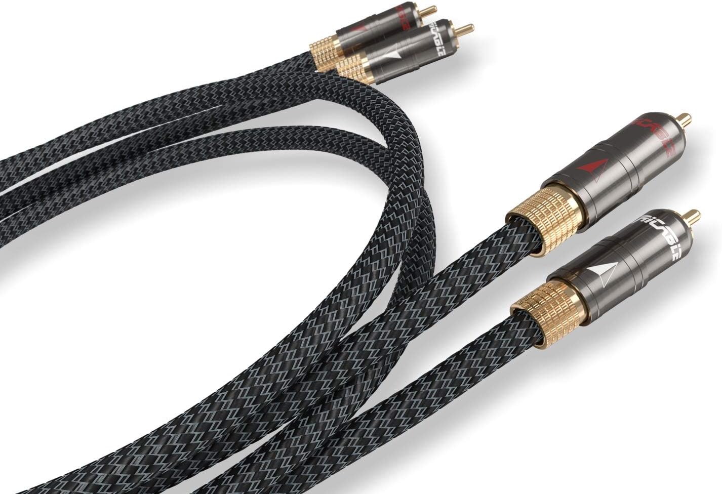 RICABLE MR1 MAGNUS 2 x 1 m - High-End Cable Audio Interconexión analógico Cinch RCA Estéreo
