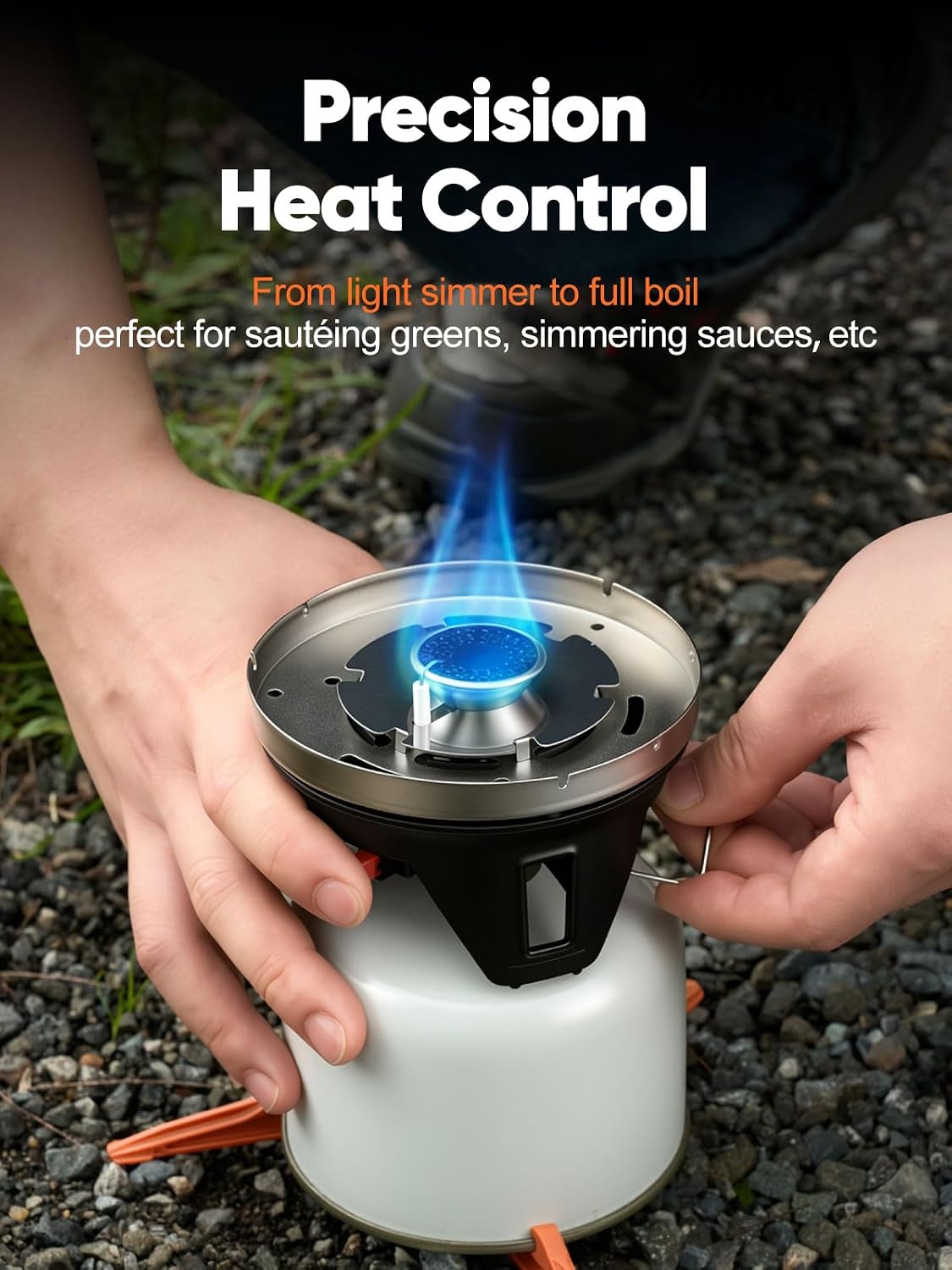 Odoland 1.2L Heat Exchanger Backpacking and Camping Stove System