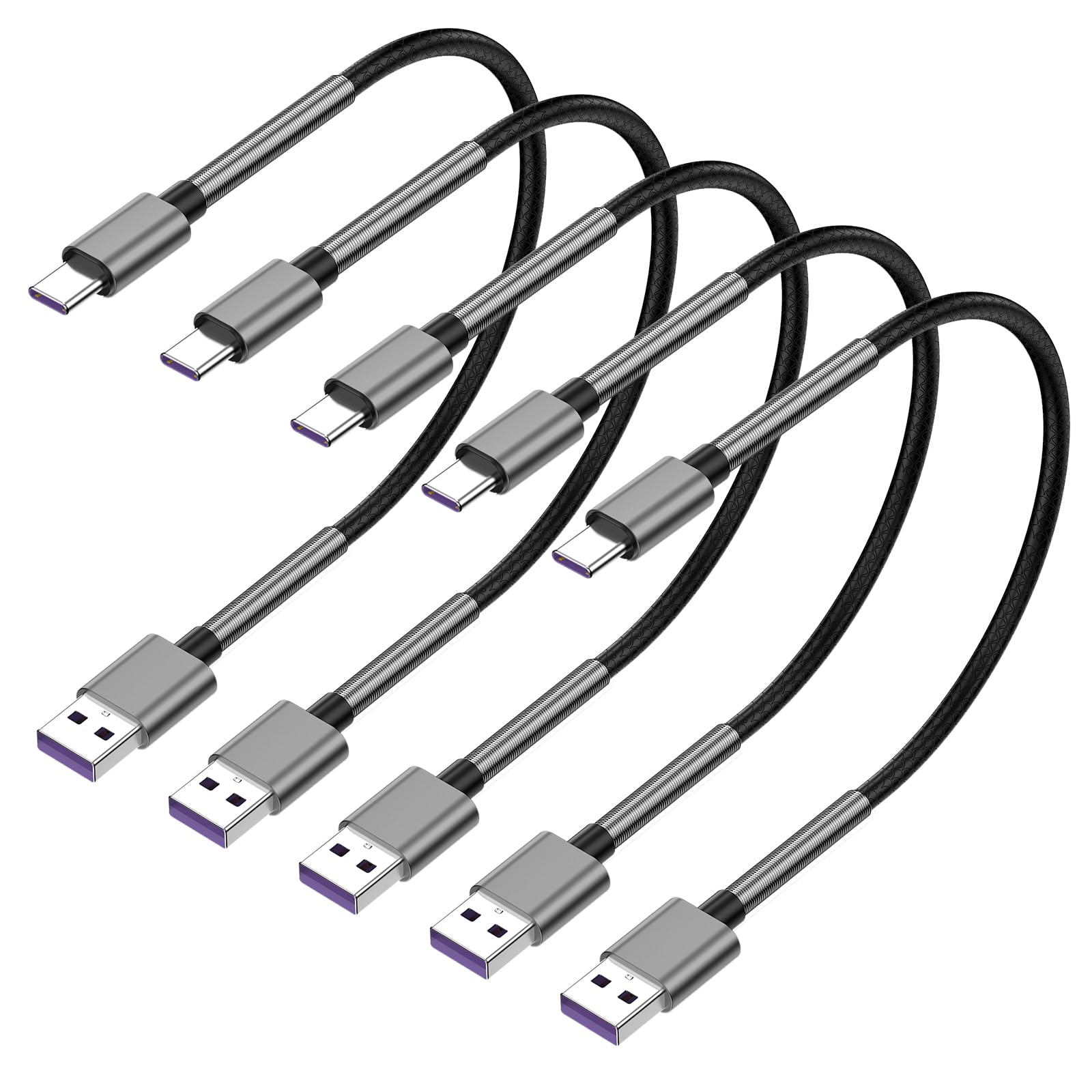 Photo 1 of [5Pack 1ft] Compatible with Samsung Galaxy S9 Charger Cord 3A Fast Charging