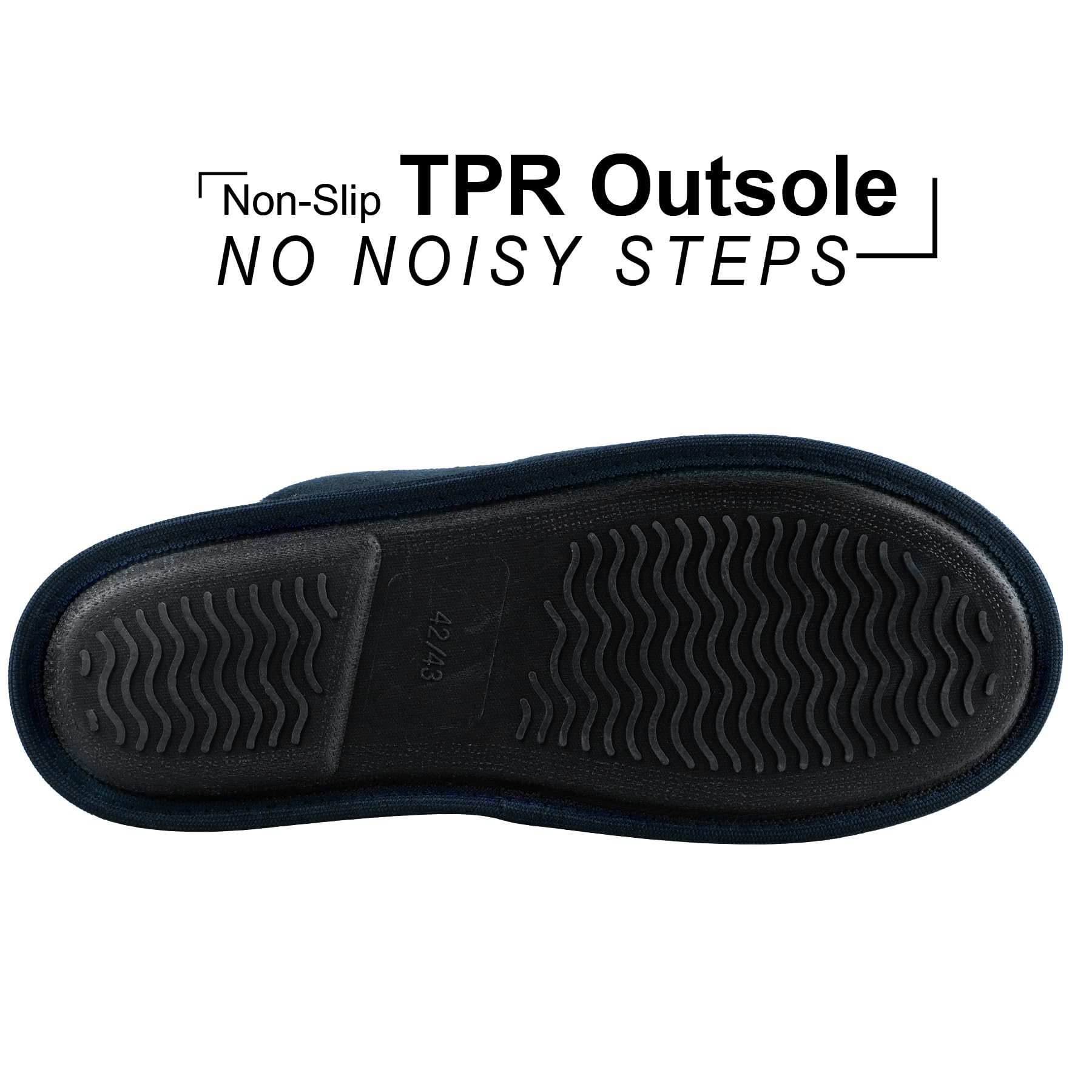 riemot Pantofole Uomo Ciabatte Invernali Inverno Casa Morbida Autunno Inverno Memoria Schiuma Pavimento Indoor Outdoor 38-47 EU