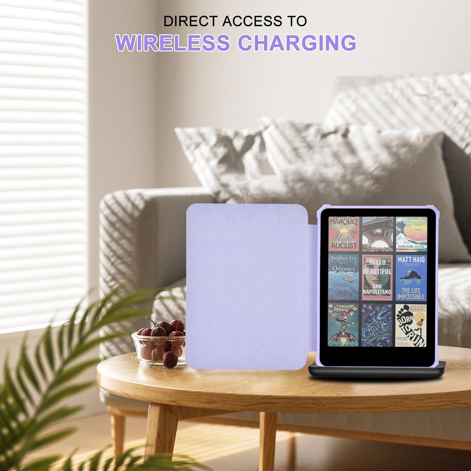 TQQ Custodia per 7" Kindle Paperwhite e Kindle Colorsoft Signature Edition (Solo Modelli 2024), Funzione di Riposo Automatico, Leggera e Impermeabile