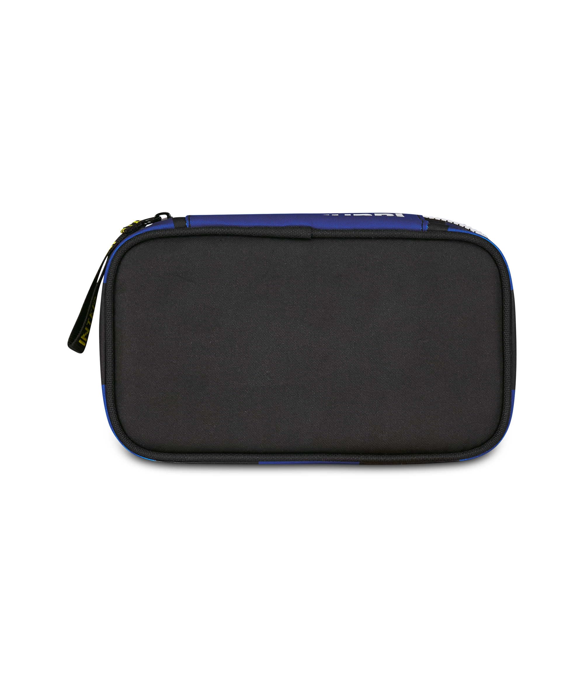 Seven Inter Astuccio Scuola Quick Case, Blu, Portapenne Completo di Penne, Matite, Colori, Scuola Elementare e Media, Bambino, Calcio