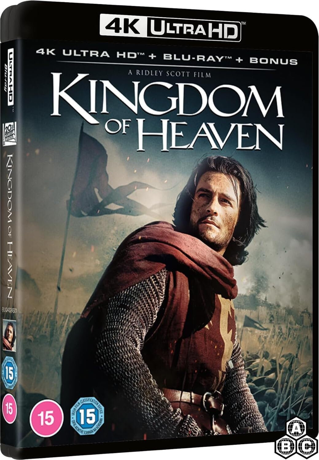 Kingdom of Heaven – (Director's Cut + Bonus Features, 3-Disc Set) [4K UHD + Blu-ray] [Region Free]