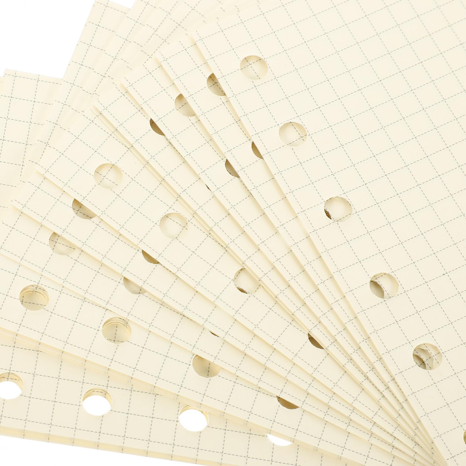 Lurrose 5 Pezzi Ricariche per Quaderni Carta per Planner Include Pagine Vuote Puntinato per Raccoglitori e Agenda Facili Utilizzare e Trasportare