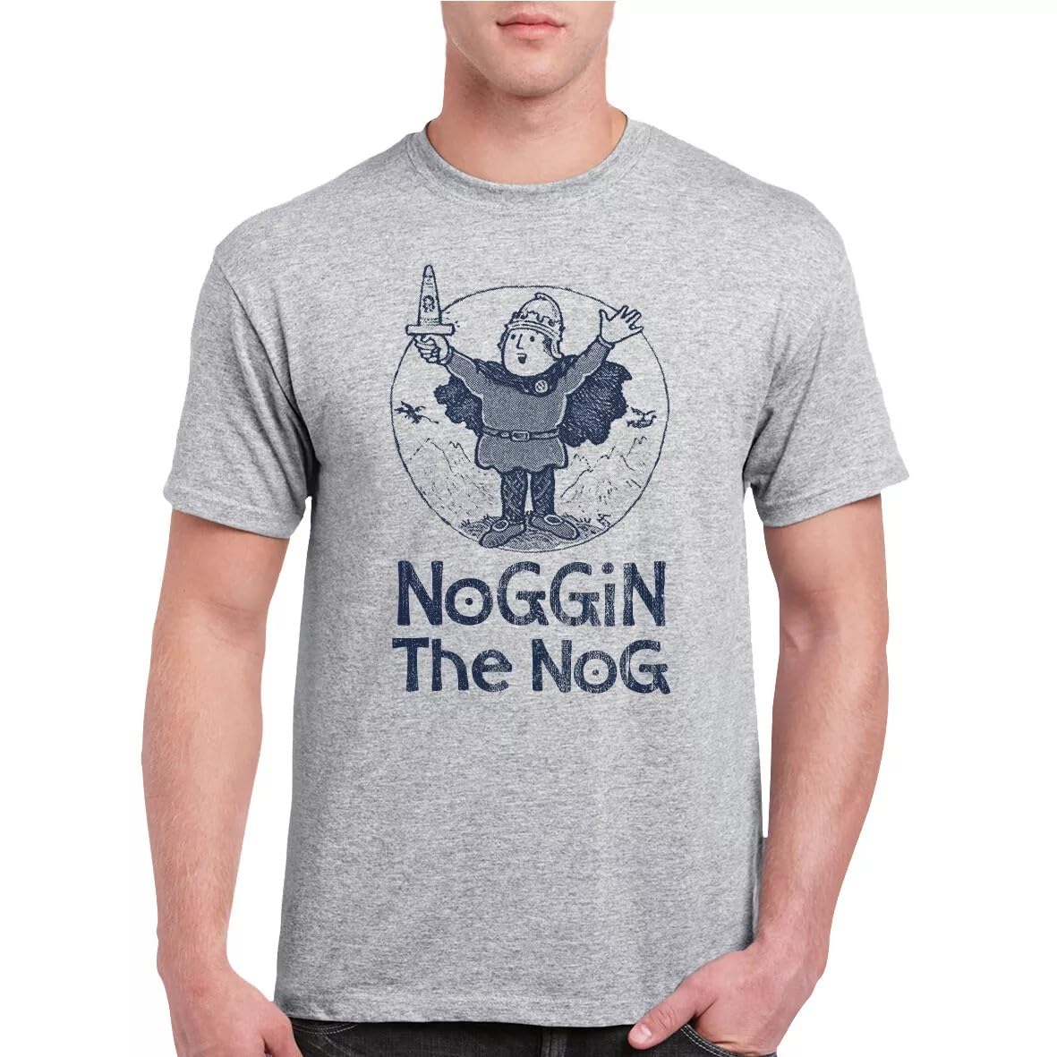 feDFasr Noggin The Nog T-Shirt Birthday Gift