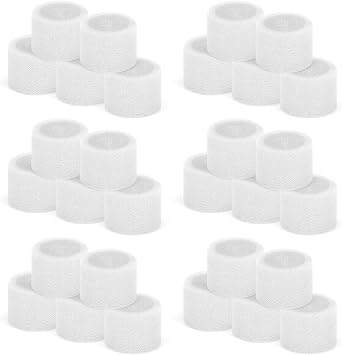 30-Pack Top Fill Humidifier Replacement Filter Compatible with LEVOIT Humidifiers Model Classic160, Dual150, Dual200S, Classic300S, LV600S, OasisMist450S, Superior 6000S Capture Particles
