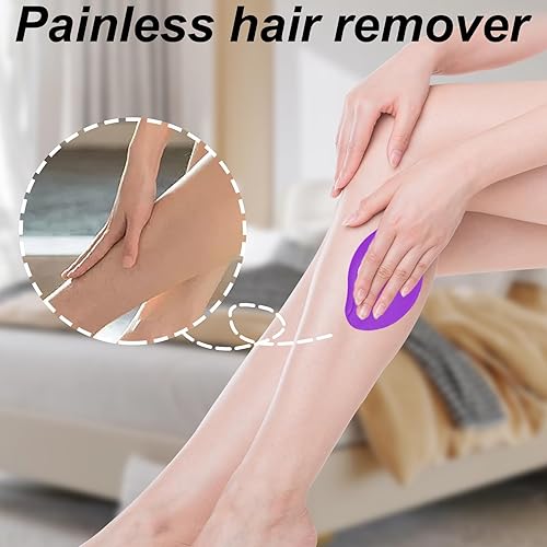 Miniatura 5 de YaaMi Borrador de pelo de cristal para mujeres y hombres, herramienta de depilación sin dolor para brazos y piernas