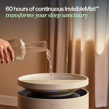 Blueair 2-in-1 Pro Air Purifier & Humidifier for Large Rooms, HEPASilentTM Removes 99.97% Allergens, Dust, Smoke, Up to 1,875 sq ft, Smart App, Skin-Hydration Mode, 360 InvisibleMistTM