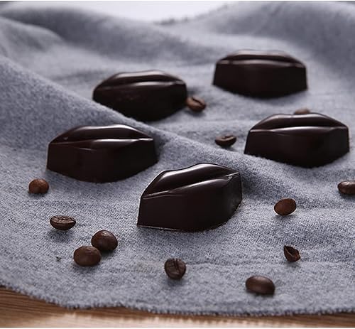 Miniatura 7 de Molde de chocolate con forma de labio de 21 cuadrículas, molde de policarbonato para hacer chocolate, forma de labio