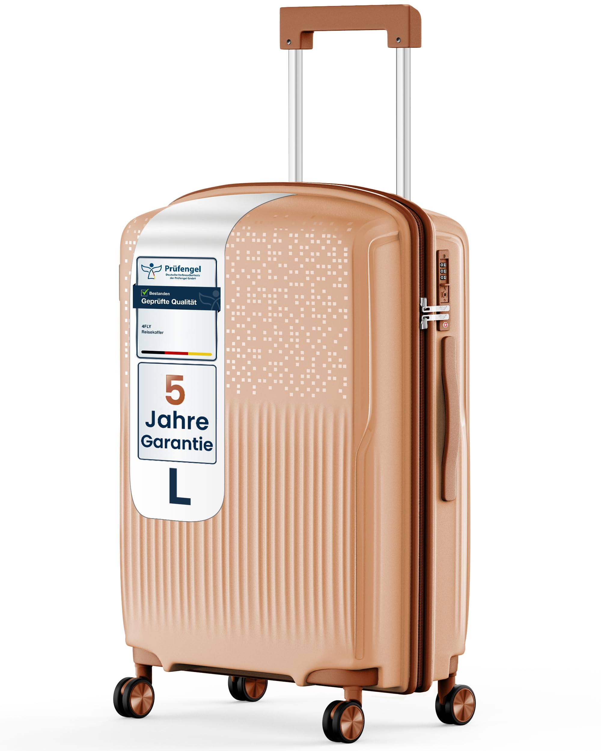 Maleta rígida Ligera de Viaje y Juego de Maletas – Maleta con candado TSA, 4 Ruedas Dobles giratorias, Mango telescópico de Aluminio y Cremallera Doble, Estuche de Belleza, Equipaje de Mano y