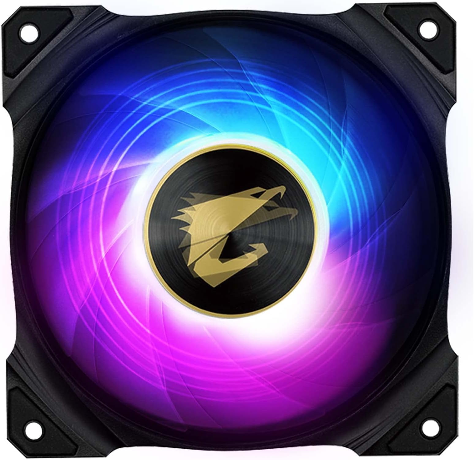 Gigabyte AORUS 120mm Sleeve Bearing ARGB Computer Case Fan, Black