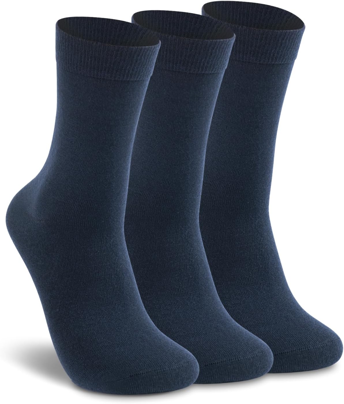 LIXIA Womens Thin Merino Wool Crew Socks Warm Breathable Winter Boot Liners Cozy Thermal Casual for Dress Trousers