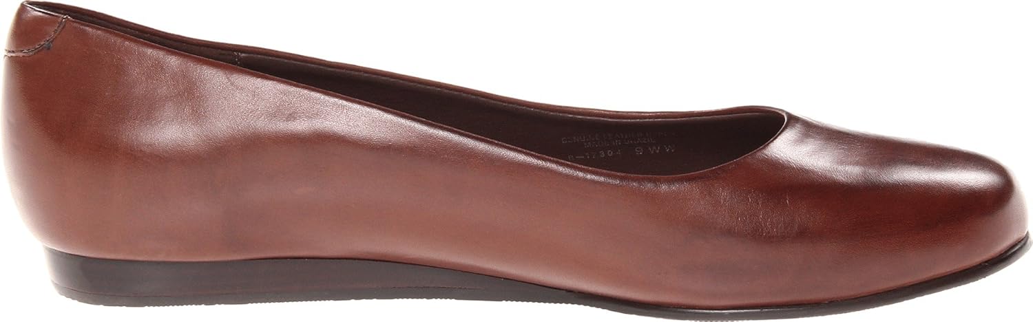 Rose Petals Women's Fine Ballet Flat,Tobacco,6 WW US