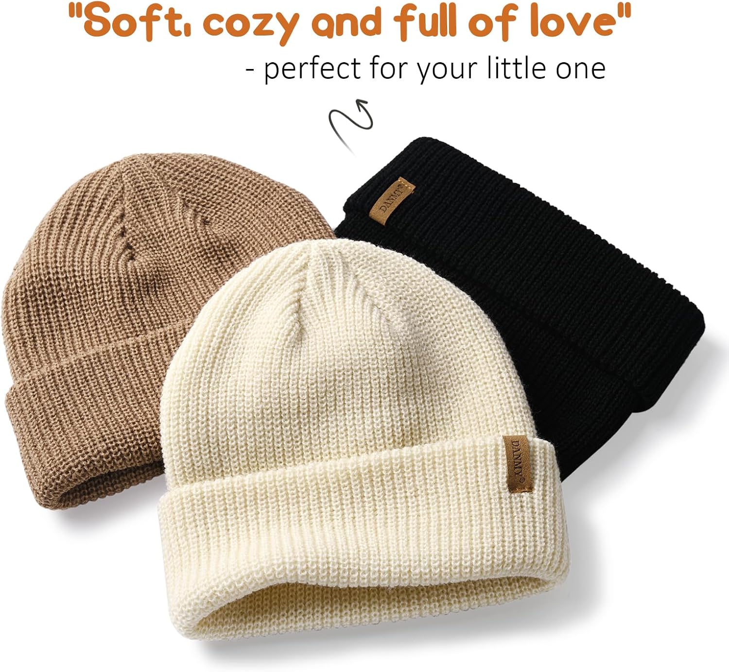 Infant Toddler Beanie Kint Hat Baby Boys Girls Beanies Kids Winter Hats Knit Children Warm Hat Caps - Image 3