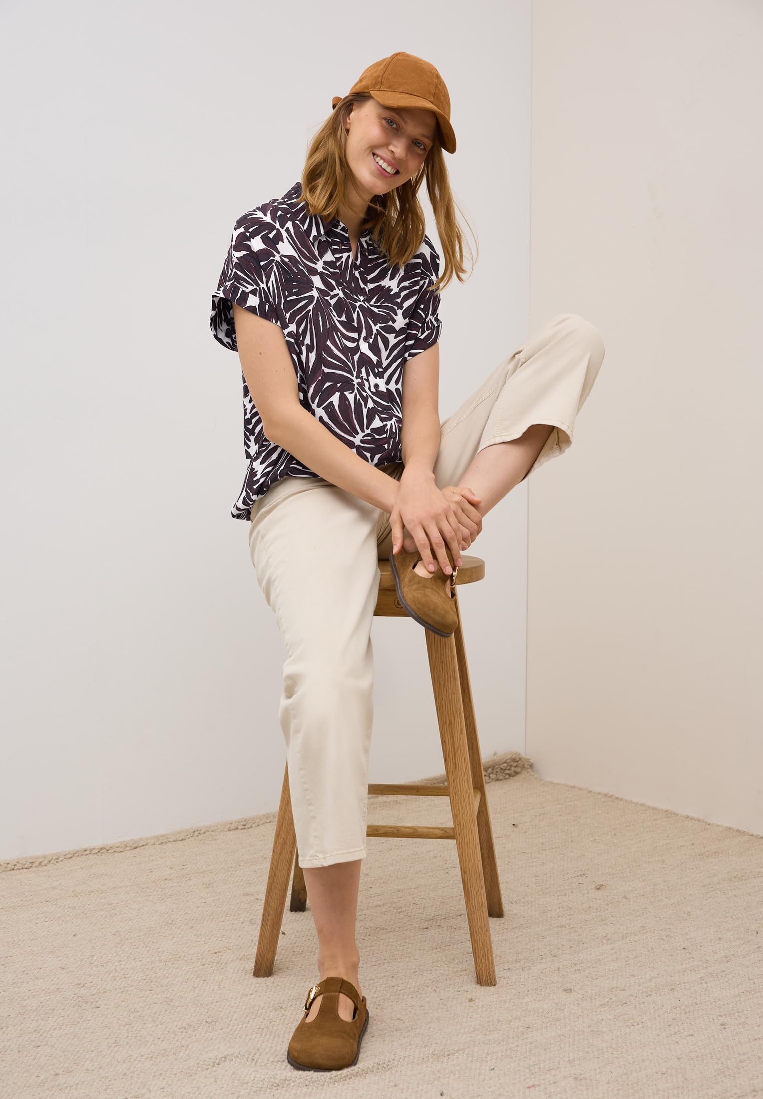 Cecil Gemusterte Bluse