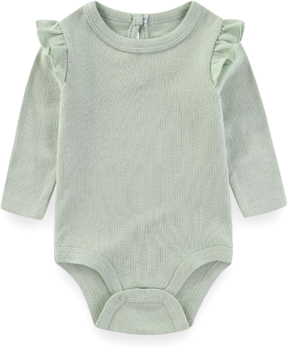 Baby Long Sleeve Bodysuits 3-Pack Cotton Infant Baby Boy Girl Clothes Outfit 0-12Months