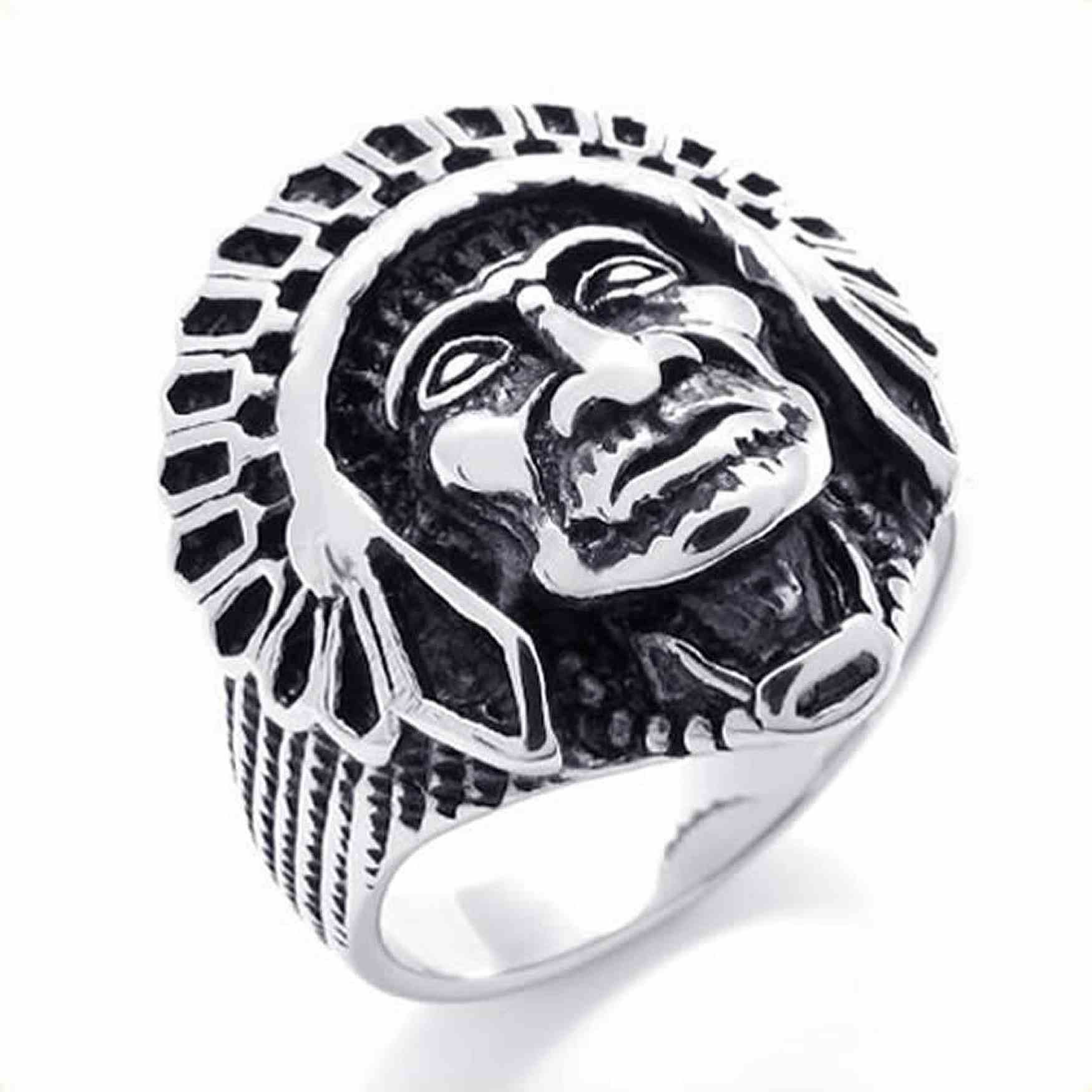Bague bicyclette biker acier inoxydable qui ne rouille pas et ne noircit pas